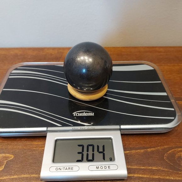 🔥 Sale 🔥 Volcanic Basalt Sphere w/ Stand - 0.67 - Final Price - Picture 6 of 6